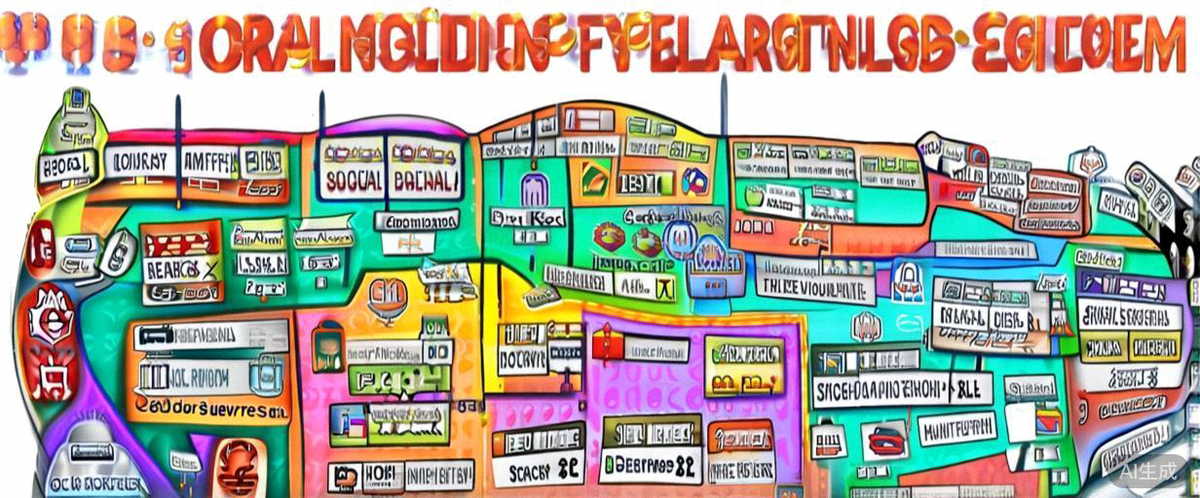 本地化营销渠道生态图 - 展示针对不同地区的主流社交媒体平台、搜索引擎、网红KOL和本地媒体合作网络