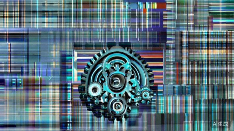 构建跨境增长飞轮资讯配图 - 一个动态的、由多个齿轮组成的增长飞轮三维模型，象征着市场、转化、售后各环节的联动与数据流动