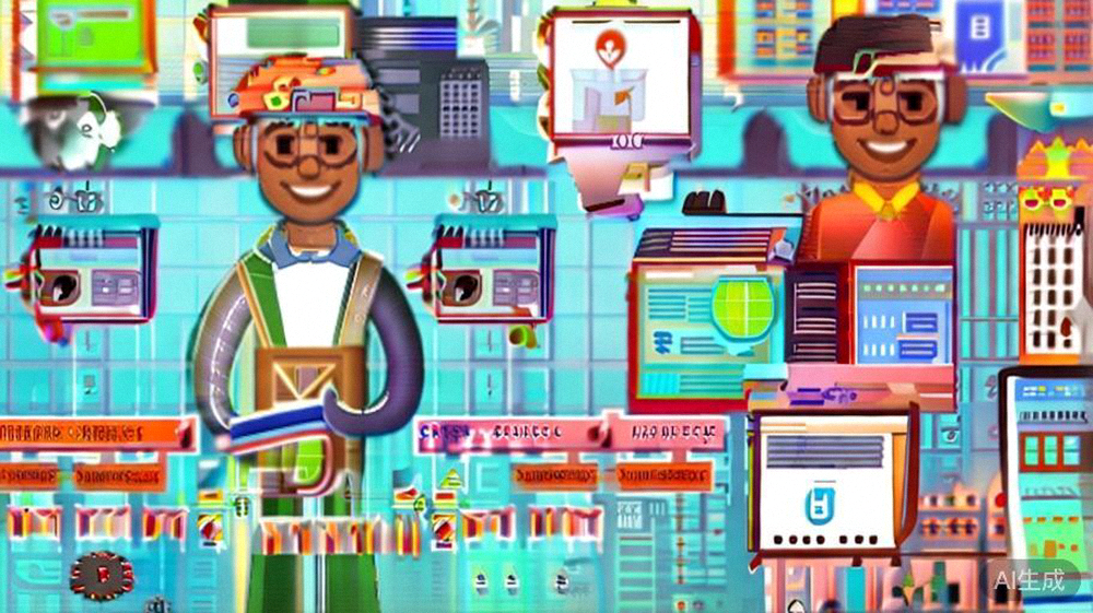 跨境电商典型用户画像示例图：包含基本信息、购物旅程、痛点和动机的视觉化卡片