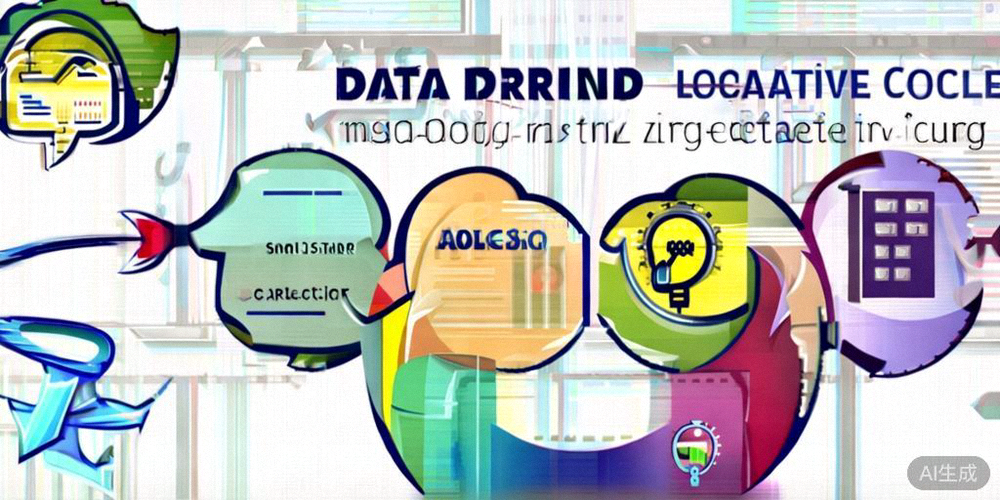 数据驱动的本地化迭代循环图 - 展示从假设、小规模测试、数据收集、分析洞察到规模化推广的闭环流程